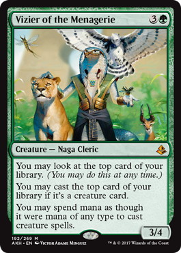【ENG】《生類の侍臣/Vizier of the Menagerie》[AKH]