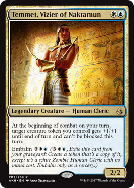 【ENG】《ナクタムンの侍臣、テムメト/Temmet, Vizier of Naktamun》[AKH]