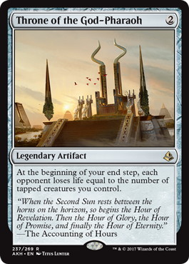 【ENG】《王神の玉座/Throne of the God-Pharaoh》[AKH]