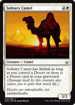 【ENG】【Foil】《孤高のラクダ/Solitary Camel》[HOU]