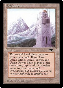 【ENG】《ウルザの塔/Urza's Tower》(D Mountain)[ATQ]