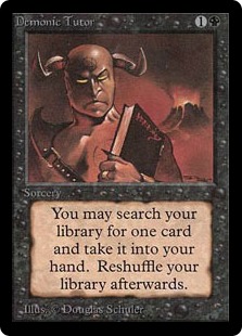 【ENG】《悪魔の教示者/Demonic Tutor》[LEB]