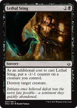 【ENG】【Foil】《致死の一刺し/Lethal Sting》[HOU]