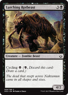【ENG】【Foil】《よろけ腐り獣/Lurching Rotbeast》[HOU]