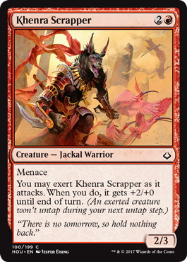 【ENG】【Foil】《ケンラの潰し屋/Khenra Scrapper》[HOU]
