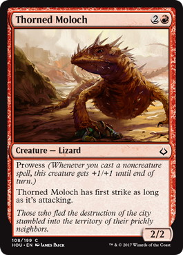 【ENG】【Foil】《棘モロク/Thorned Moloch》[HOU]
