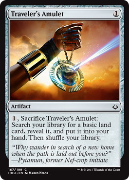 【ENG】【Foil】《旅行者の護符/Traveler's Amulet》[HOU]