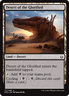 【ENG】【Foil】《栄光の砂漠/Desert of the Glorified》[HOU]
