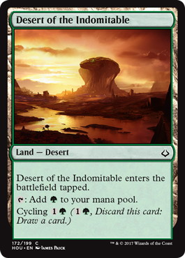 【ENG】【Foil】《不屈の砂漠/Desert of the Indomitable》[HOU]