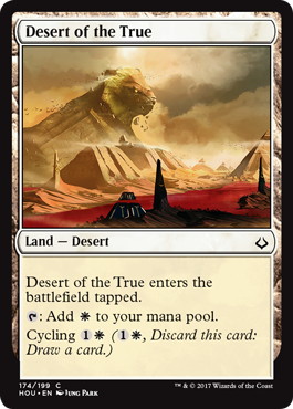 【ENG】【Foil】《信義の砂漠/Desert of the True》[HOU]