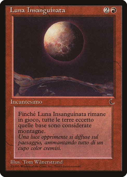 【ITA】《血染めの月/Blood Moon》[DRK]