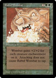 【ENG】《狂暴ウォンバット/Rabid Wombat》[LEG]