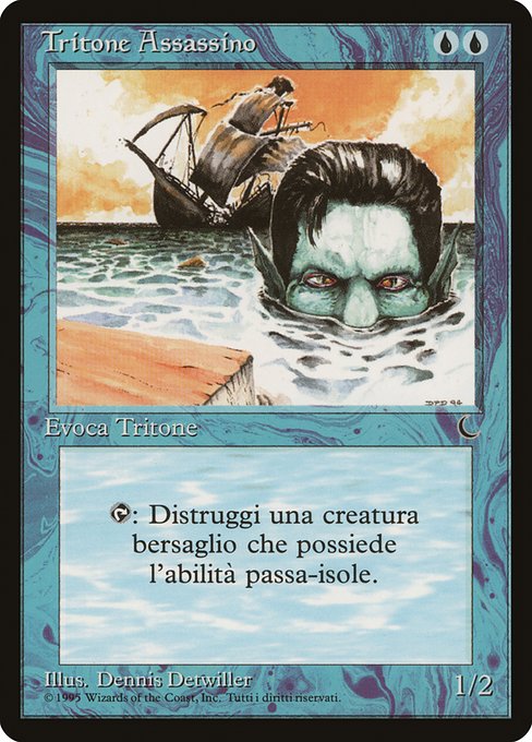 【ITA】《マーフォークの暗殺者/Merfolk Assassin》[DRK]