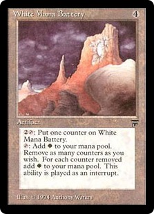 【ENG】《白の魔力貯蔵器/White Mana Battery》[LEG]