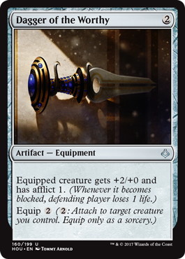 【ENG】【Foil】《蓋世の英雄の短剣/Dagger of the Worthy》[HOU]