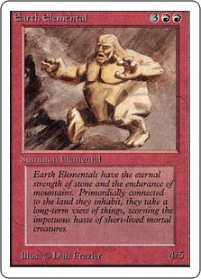 【ENG】《大地の精霊/Earth Elemental》[2ED]