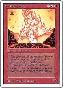 【ENG】《炎の精霊/Fire Elemental》[2ED]