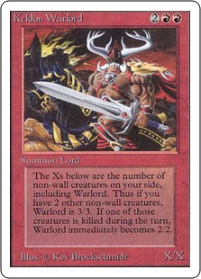 【ENG】《ケルドの大将軍/Keldon Warlord》[2ED]