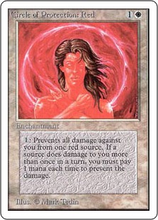 【ENG】《赤の防御円/Circle of Protection: Red》[2ED]