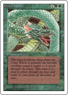【ENG】《大喰らいのワーム/Craw Wurm》[2ED]