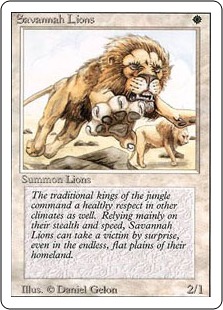 【ENG】《サバンナ・ライオン/Savannah Lions》[3ED]