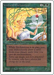【ENG】《新緑の女魔術師/Verduran Enchantress》[3ED]