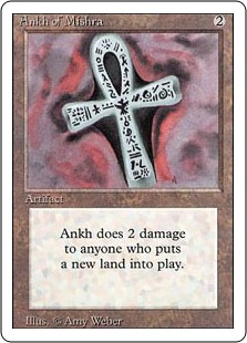 【ENG】《ミシュラのアンク/Ankh of Mishra》[3ED]