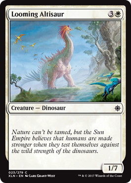【ENG】【Foil】《聳えるアルティサウルス/Looming Altisaur》[XLN]