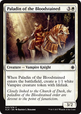 【ENG】【Foil】《血潮隊の聖騎士/Paladin of the Bloodstained》[XLN]