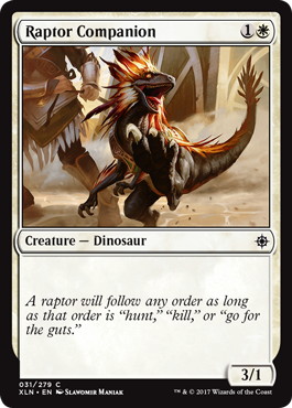 【ENG】【Foil】《猛竜の相棒/Raptor Companion》[XLN]