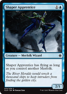 【ENG】【Foil】《見習い形成師/Shaper Apprentice》[XLN]