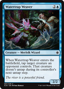 【ENG】【Foil】《水罠織り/Watertrap Weaver》[XLN]