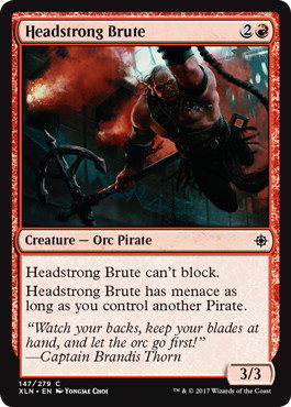【ENG】【Foil】《身勝手な粗暴者/Headstrong Brute》[XLN]