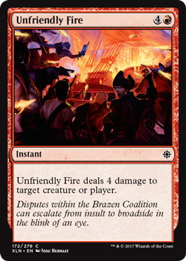 【ENG】【Foil】《決別の砲撃/Unfriendly Fire》[XLN]
