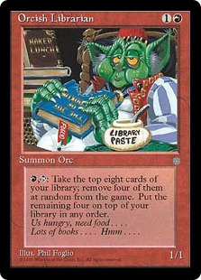 【ENG】《オークの司書/Orcish Librarian》[ICE]