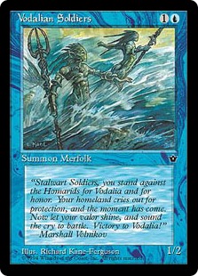 【ENG】《ヴォーデイリアの兵士/Vodalian Soldiers》Illust.Richard Kane Ferguson[FEM]