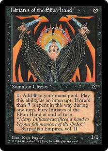 【ENG】《漆黒の手の信徒/Initiates of the Ebon Hand》Illust.Kaja Foglio[FEM]