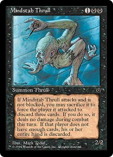 【ENG】《精神攪乱スラル/Mindstab Thrull》Illust.Mark Tedin[FEM]