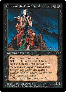 【ENG】《Order of the Ebon Hand》Illust.Christopher Rush[FEM]