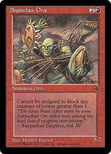 【ENG】《真鍮爪のオーク/Brassclaw Orcs》Illust.Heather Hudson[FEM]