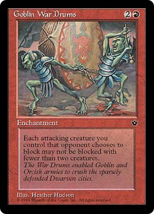 【ENG】《ゴブリン・ウォー・ドラム/Goblin War Drums》Illust.Heather Hudson[FEM]