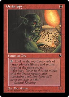 【ENG】《オークのスパイ/Orcish Spy》Illust.Pete Venters[FEM]