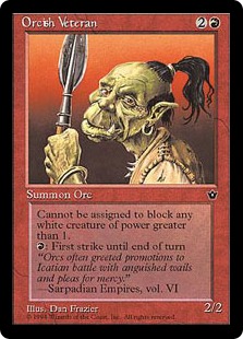 【ENG】《Orcish Veteran》Illust.Dan Frazier[FEM]