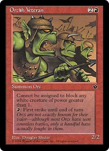 【ENG】《Orcish Veteran》Illust.Douglas Shuler[FEM]