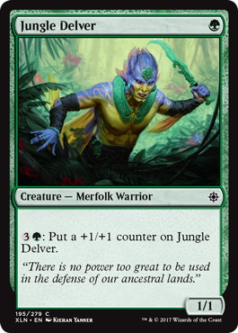 【ENG】【Foil】《ジャングルの探査者/Jungle Delver》[XLN]