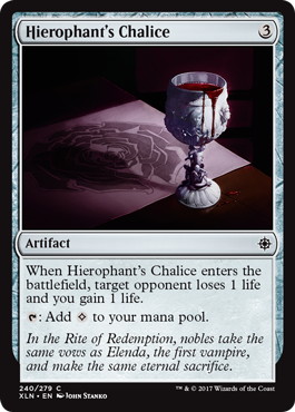 【ENG】【Foil】《秘儀司祭の杯/Hierophant's Chalice》[XLN]