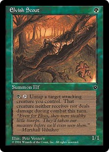 【ENG】《Elvish Scout》Illust.Pete Venters[FEM]