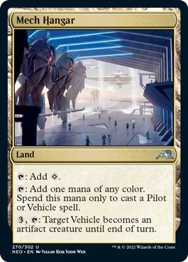 【ENG】【Foil】《メカ格納庫/Mech Hangar》[NEO]