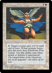 【ENG】《キイェルドーの精鋭守護兵/Kjeldoran Elite Guard》[ICE]