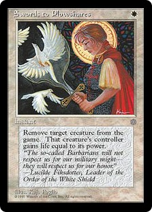 【ENG】《剣を鍬に/Swords to Plowshares》[ICE]